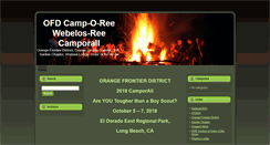 Desktop Screenshot of ofdcamporee.org